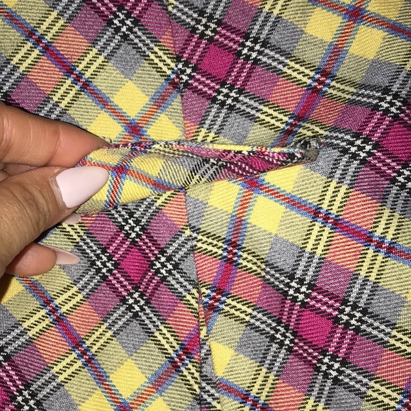 TCP PINK & Yellow plaid Dress w/ matching bow headband size 18 months - Picture 4 of 10